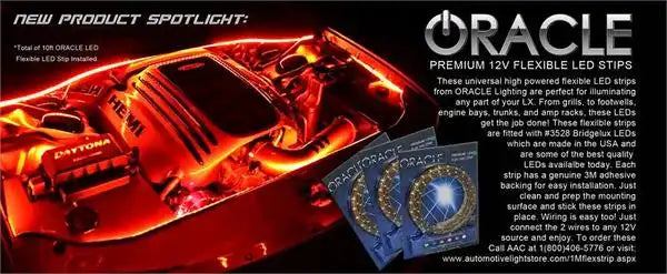 ORACLE 15" LED Flexible Strip Retail Pack - Pair by ORACLE Lighting