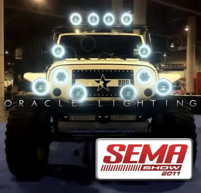 ORACLE Lighting 2007-2017 Jeep Wrangler JK LED Headlight Halo Kit by ORACLE Lighting