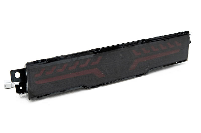 OLM V2 F1 Rear Fog Light (Smoke Lens, Black Base, Red Bar) - 2022 BRZ / GR86 by MYX Automotive