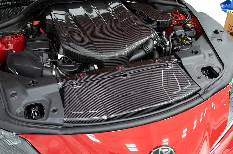 OLM Carbon Fiber Radiator Cooling Plate - 2020 Supra by OLM