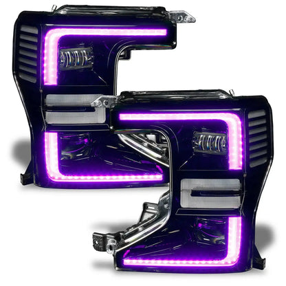 ORACLE Lighting 2020-2022 Ford F-250/350 Super Duty ORACLE Dynamic ColorSHIFT Headlight DRL Upgrade Kit w/Switchback Turn Signals by ORACLE Lighting