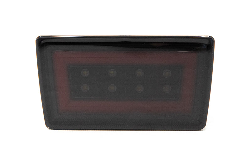 OLM F1 NB+R V2 (Smoke Lens, Gloss Black Base, Red Bar) - 2015-2020 WRX / STI by OLM