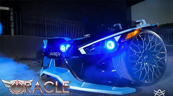 ORACLE Lighting 2015-2019 Polaris Slingshot Surface Mount LED Headlight Halo Kit by ORACLE Lighting