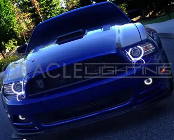 ORACLE Lighting 2010-2014 Ford Mustang V6 LED Surface Mount Projector Fog Halo Kit by ORACLE Lighting