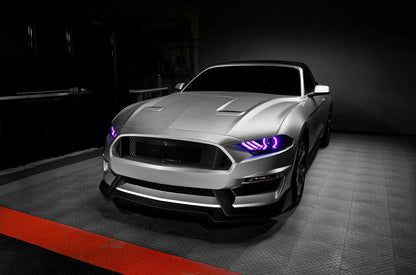 ORACLE Lighting 2018-2023 Ford Mustang Dynamic ColorSHIFT DRL Upgrade w/Halo Kit & Sequential Turn Signal by ORACLE Lighting