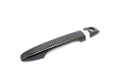 OLM Dry Carbon Fiber Door Handle Covers - 2015-2021 Subaru WRX / STI / 2014-2018 Forester / 2013-2017 Crosstrek by OLM
