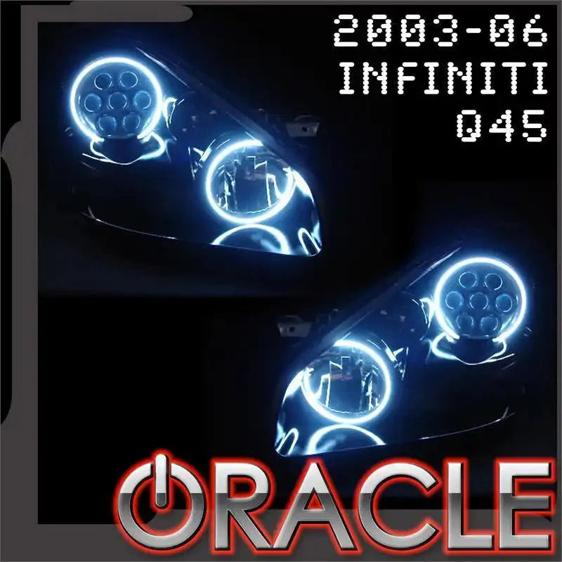ORACLE Lighting 2003-2006 Infiniti Q45 Sedan LED Headlight Halo Kit by ORACLE Lighting