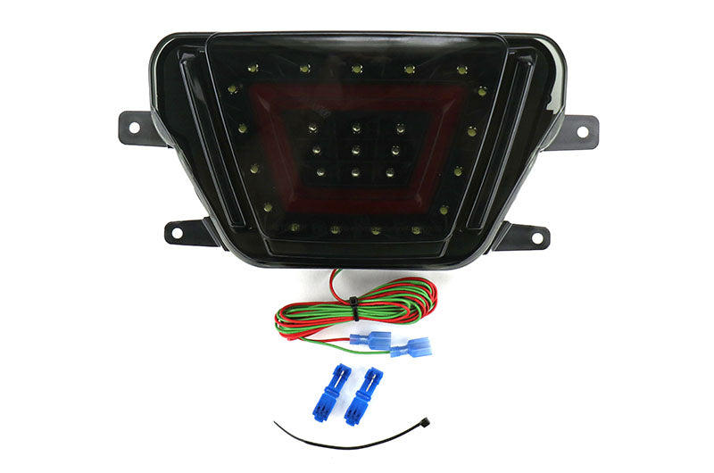 OLM V2 F1 Style Multifunction 4th Brake Light (Smoke Lens, Black Base, Red Bar) - 2020+ Supra by OLM