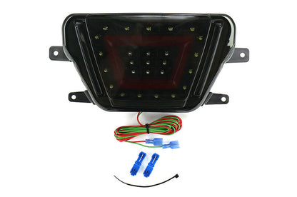 OLM V2 F1 Style Multifunction 4th Brake Light (Smoke Lens, Black Base, Red Bar) - 2020+ Supra by OLM