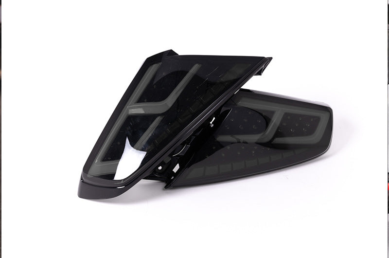 OLM Spec-AR LED Taillights (Smoke Lens/Black Base/White Bar) - 2022+ WRX by MYX Automotive