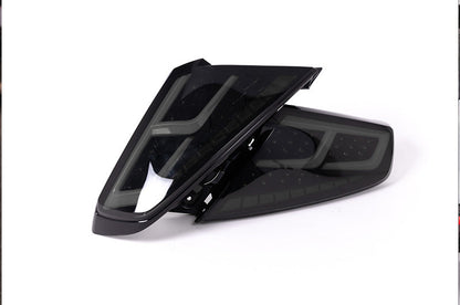 OLM Spec-AR LED Taillights (Smoke Lens/Black Base/White Bar) - 2022+ WRX by MYX Automotive