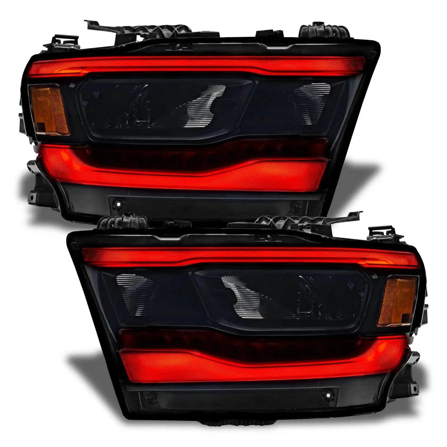 ORACLE Lighting 2019-2024 Dodge RAM 1500 ColorSHIFT RGB+W Headlight DRL Upgrade Kit - Reflector LED Headlights by ORACLE Lighting