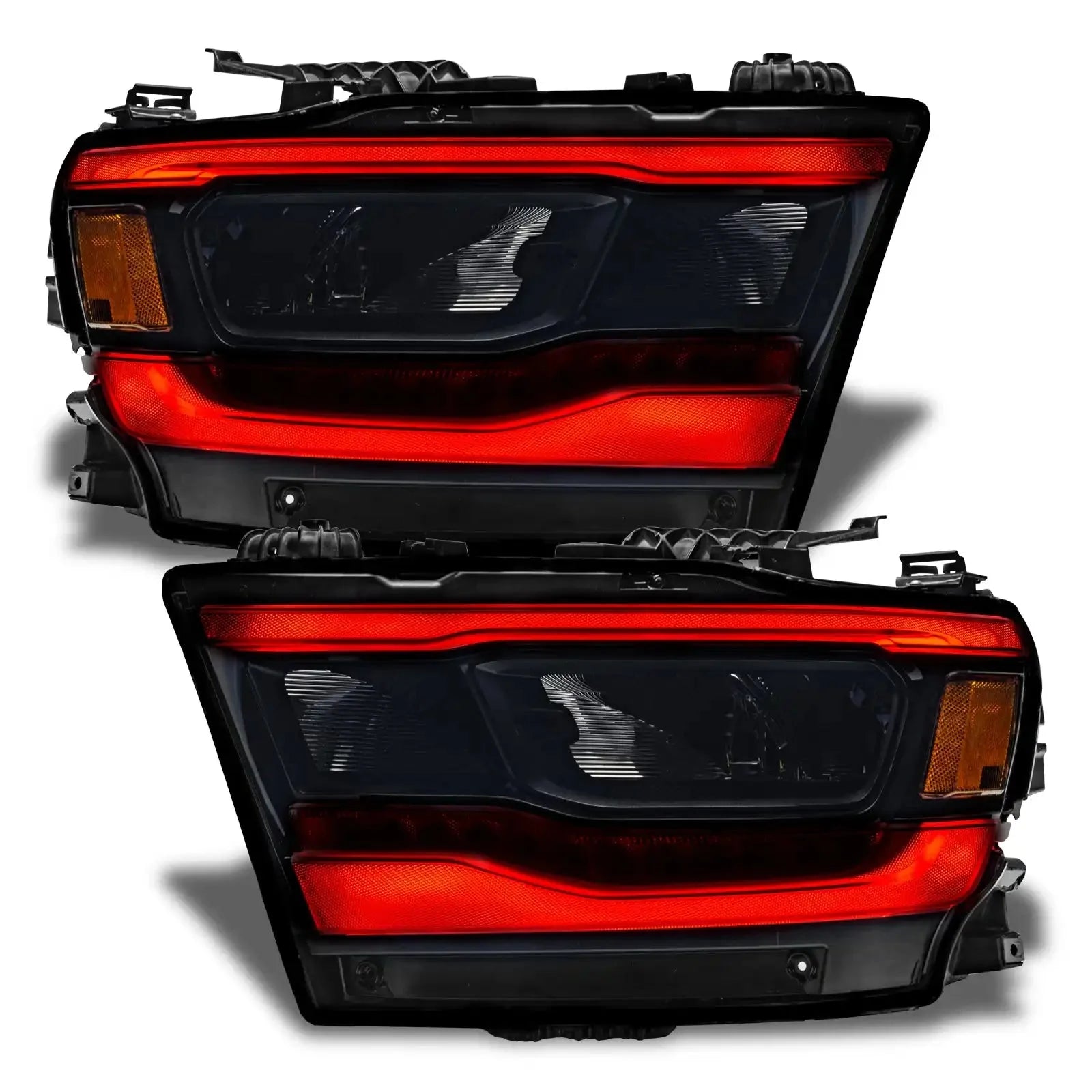 ORACLE Lighting 2019-2024 Dodge RAM 1500 ColorSHIFT RGB+W Headlight DRL Upgrade Kit - Reflector LED Headlights by ORACLE Lighting