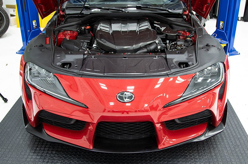 OLM Carbon Fiber Radiator Cooling Plate - 2020 Supra by OLM