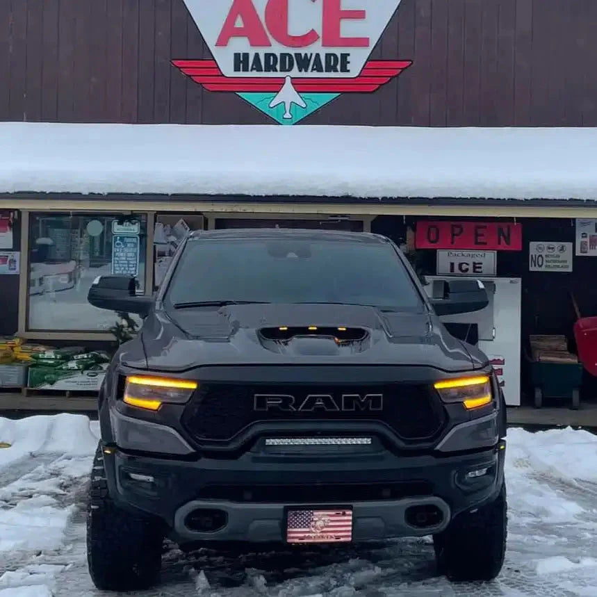 2019-2025 RAM Rebel/TRX/RHO Front Bumper Flush LED Light Bar | 100W 12,000 Lumens by ORACLE Lighting