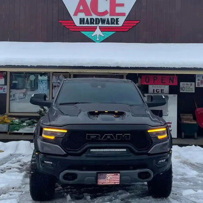 2019-2025 RAM Rebel/TRX/RHO Front Bumper Flush LED Light Bar | 100W 12,000 Lumens by ORACLE Lighting