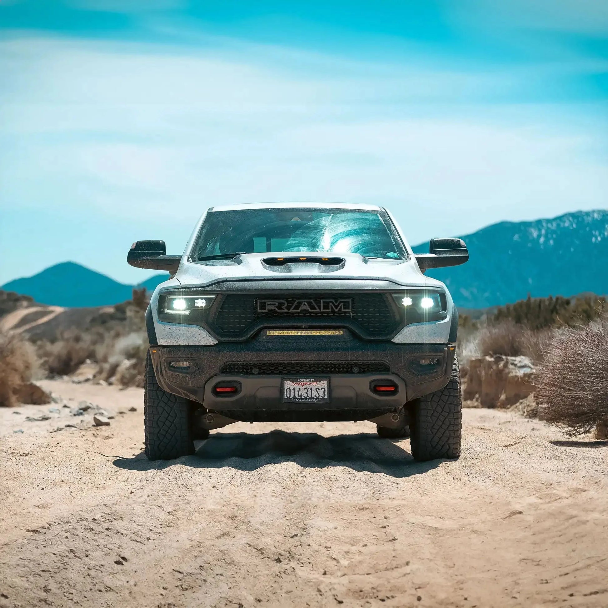 2019-2025 RAM Rebel/TRX/RHO Front Bumper Flush LED Light Bar | 100W 12,000 Lumens by ORACLE Lighting