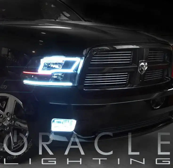 ORACLE Lighting 2009-2018 RAM Sport (Quad) LED Headlight Halo Kit by ORACLE Lighting