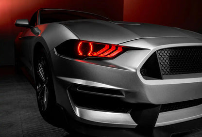 ORACLE Lighting 2018-2023 Ford Mustang Dynamic ColorSHIFT DRL Upgrade w/Halo Kit & Sequential Turn Signal by ORACLE Lighting