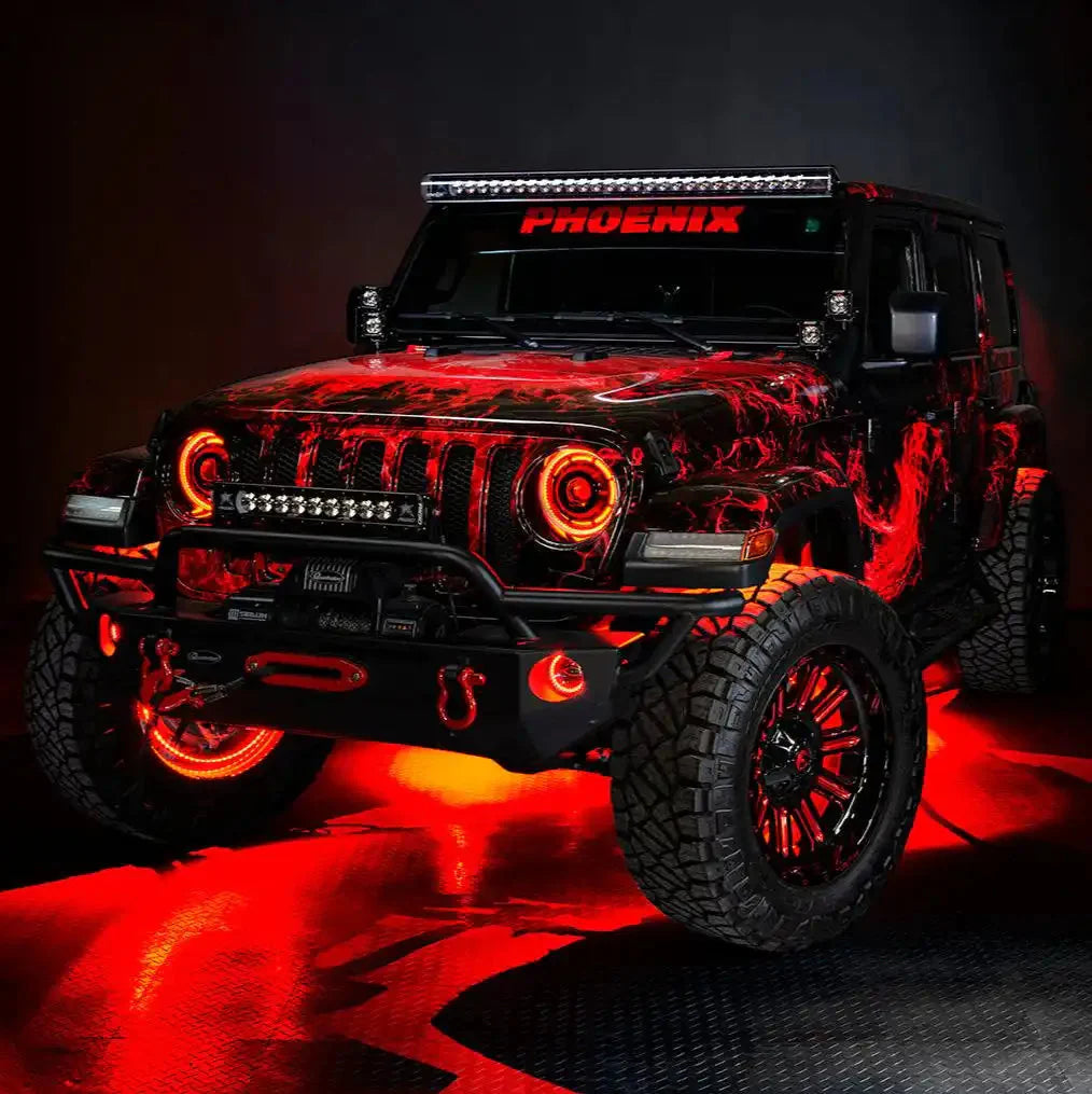 ORACLE Lighting 20W LED Fog Lights for Jeep Wrangler JK/JL & Gladiator JT | High Performance Plug-and-Play by ORACLE Lighting