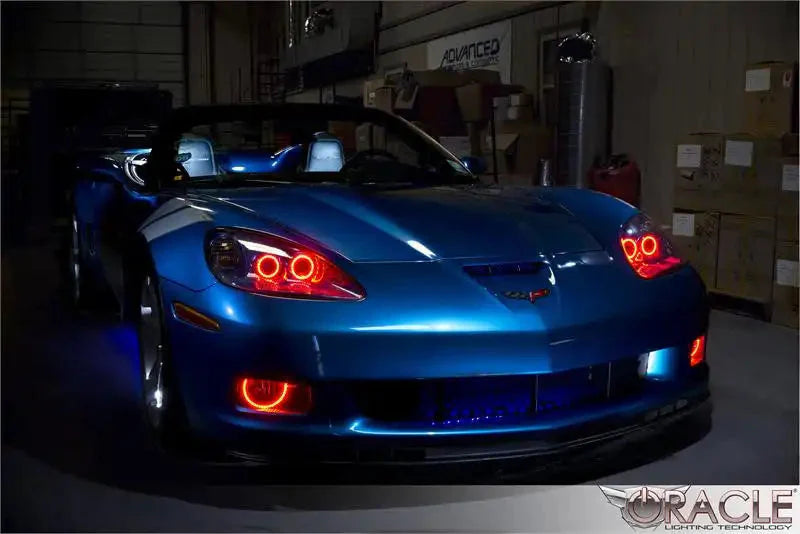 ORACLE Lighting 2005-2013 Chevrolet C6 Corvette LED Headlight Halo Kit by ORACLE Lighting