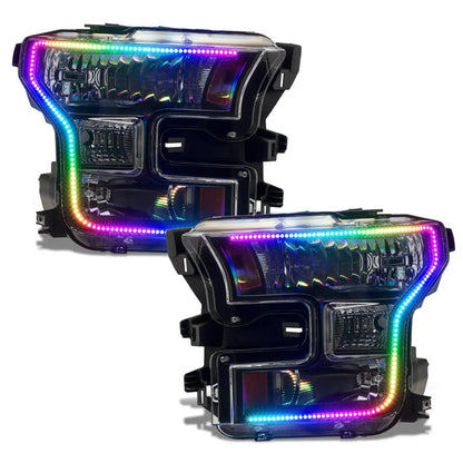 ORACLE Lighting 2015-2017 Ford F-150 Dynamic ColorSHIFT Headlight DRL Upgrade Kit by ORACLE Lighting