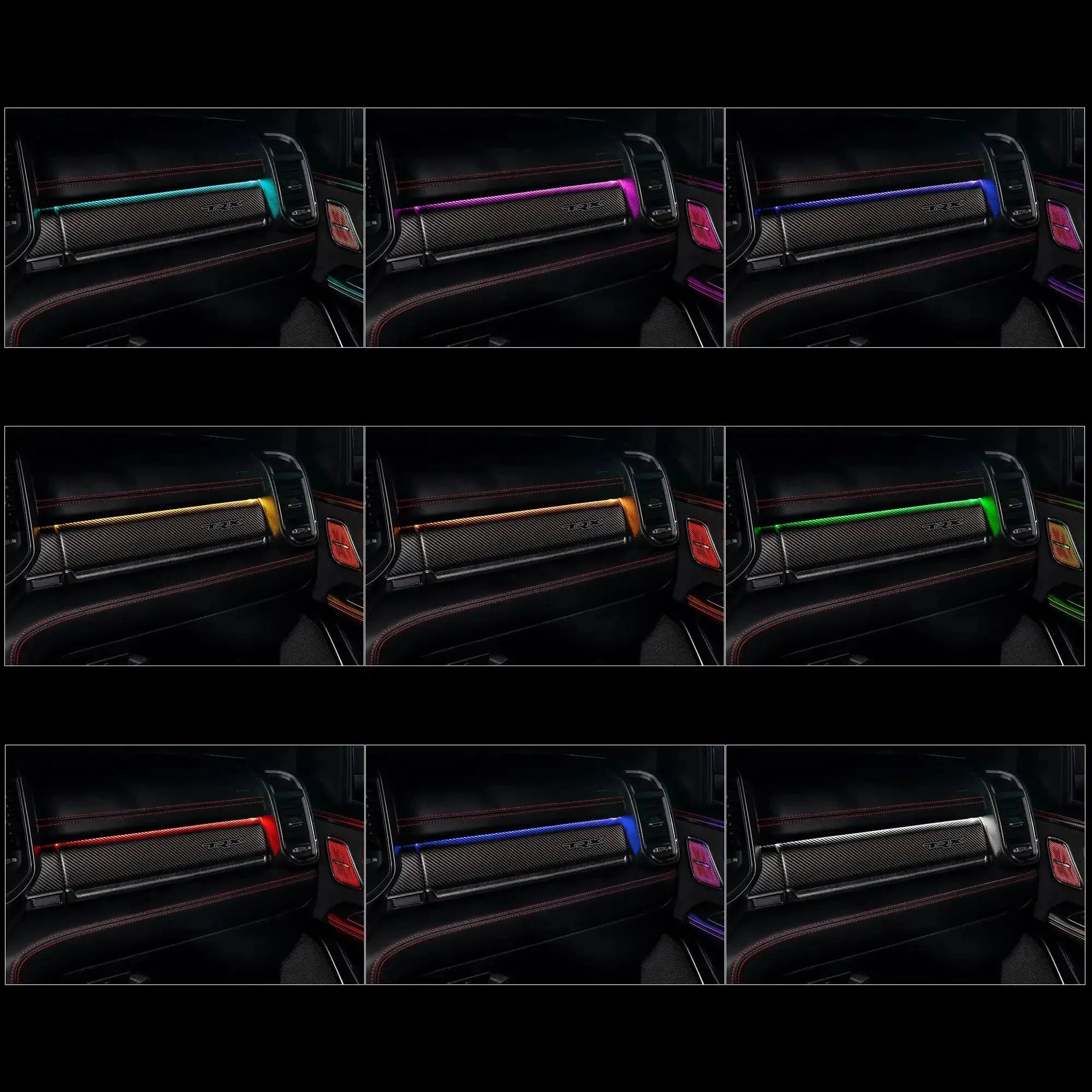 ORACLE Lighting 2019-2024 RAM Complete Interior Ambient Lighting ColorSHIFT RGB Conversion Kit by ORACLE Lighting