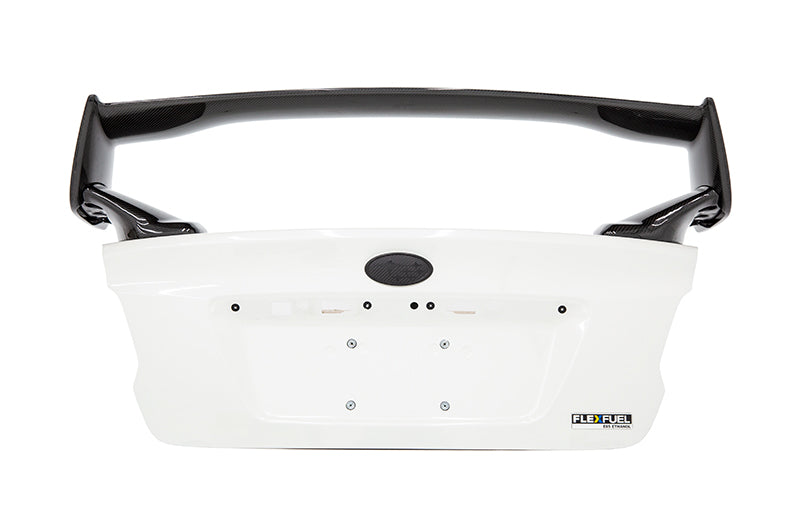 OLM Carbon Fiber OEM STI Style Spoiler with Carbon Bases - 2015-2021 Subaru WRX / STI by OLM