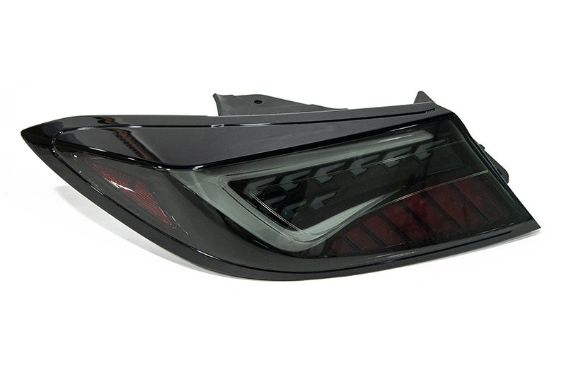 OLM "Scythe Style" LED Taillights (Smoke Lens/Black Base/White Bar) - 2022+ BRZ / GR86 by MYX Automotive