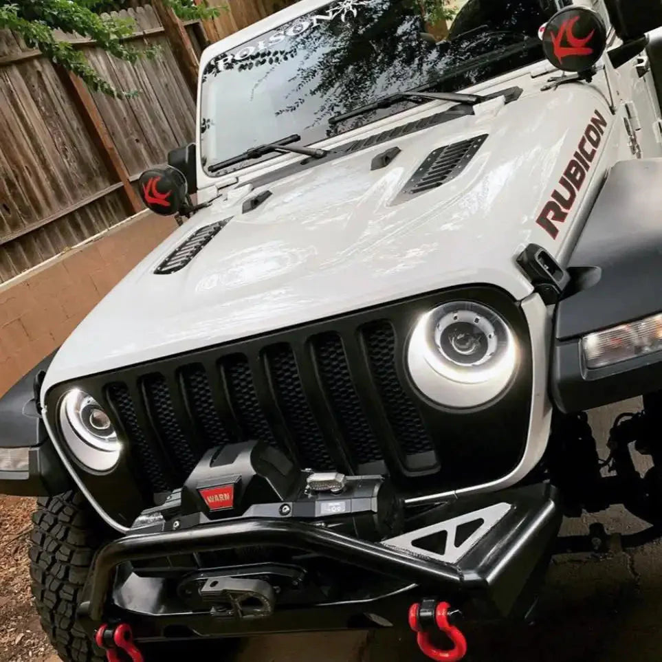 ORACLE Lighting Oculus™ Switchback Bi-LED Projector Headlights for Jeep Wrangler JL/ Gladiator JT by ORACLE Lighting