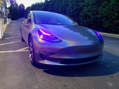 2017–20 Tesla Model 3 Headlights ColorSHIFT DRL Upgrade by ORACLE Lighting