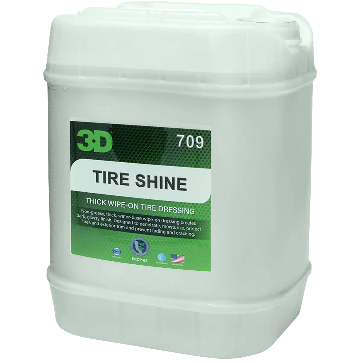 3D TIRE SHINE 5 GALLON by 3D