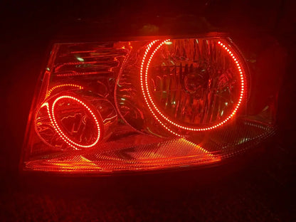 USED 2005-2008 FORD F-150 PRE-ASSEMBLED HEADLIGHTS- CHROME - AMBER 7043-005 - CLEARANCE by ORACLE Lighting