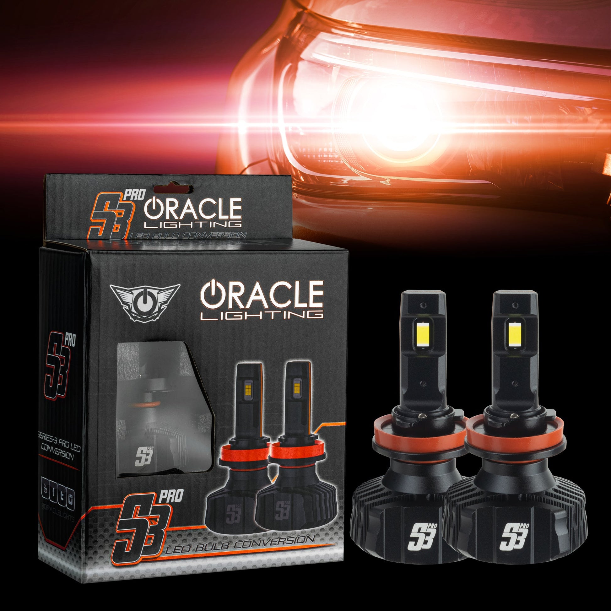 ORACLE Lighting 2014-2023 Toyota 4Runner H11 - S3 Pro LED Conversion Kit (Low Beam) by ORACLE Lighting