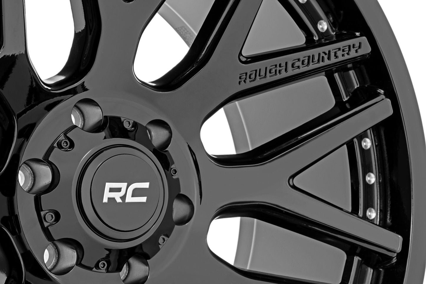 Rough Country 95 Series Wheel Gloss Black by Rough Country