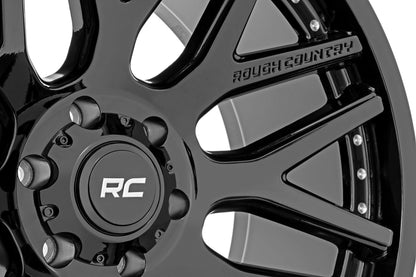 Rough Country 95 Series Wheel Gloss Black by Rough Country