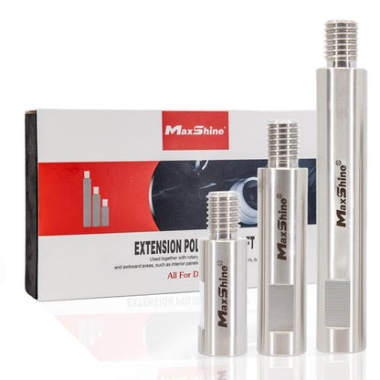 Shaft Extension Set for Rotary Polishers by MaxshineUSA
