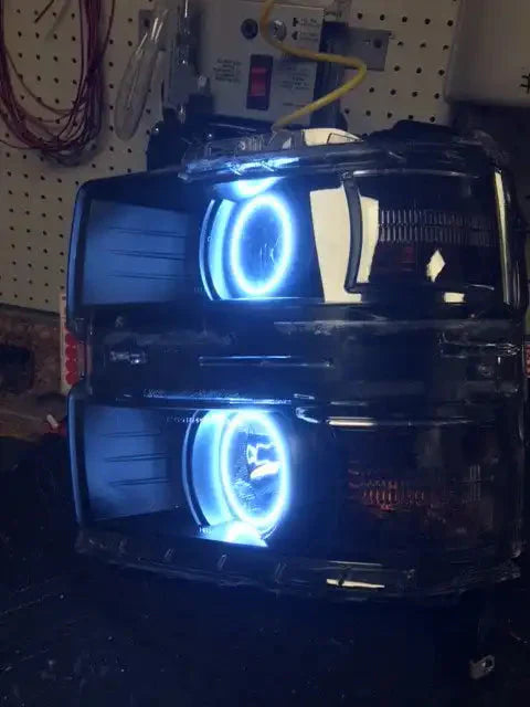 ORACLE Lighting 2015-2018 Chevrolet Silverado 2500/3500 LED Headlight Halo Kit by ORACLE Lighting