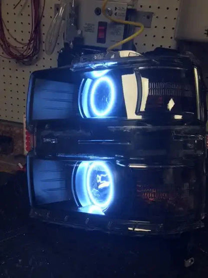 ORACLE Lighting 2015-2018 Chevrolet Silverado 2500/3500 LED Headlight Halo Kit by ORACLE Lighting