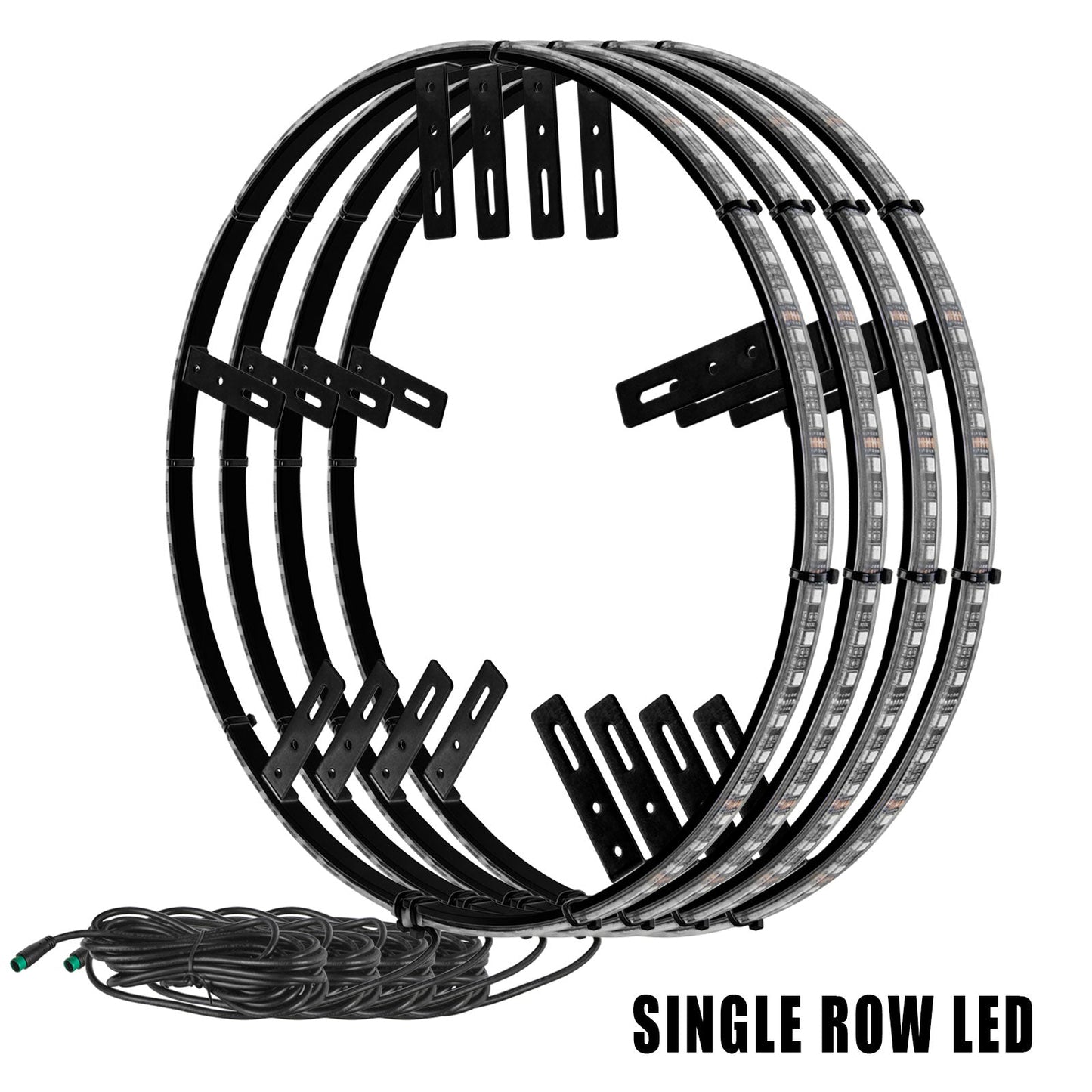 ORACLE Lighting LED Illuminated Wheel Rings - Single / Double Row LED by ORACLE Lighting