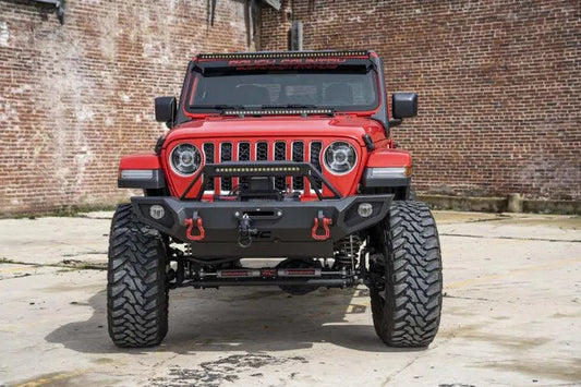 Rough Country 50" LED Light Bar Roof Mounted Kit Wrangler JL | JT by Rough Country