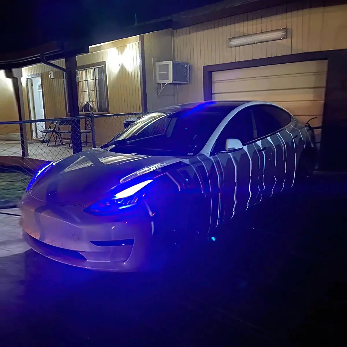 2017–20 Tesla Model 3 Headlights ColorSHIFT DRL Upgrade by ORACLE Lighting