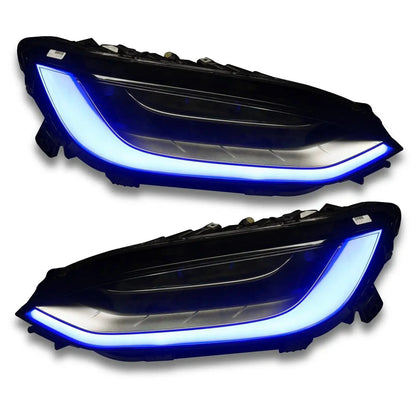 ORACLE Lighting 2016-2024 Tesla Model X Dynamic ColorSHIFT Headlight & Fog Light DRL Upgrade Kit - COMBO by ORACLE Lighting