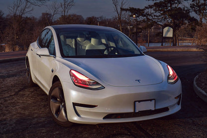 2017–20 Tesla Model 3 Headlights ColorSHIFT DRL Upgrade by ORACLE Lighting