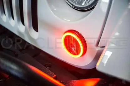 ORACLE Lighting 2007-2017 Jeep Wrangler JK LED Surface Mount Turn Signal Halo Kit by ORACLE Lighting