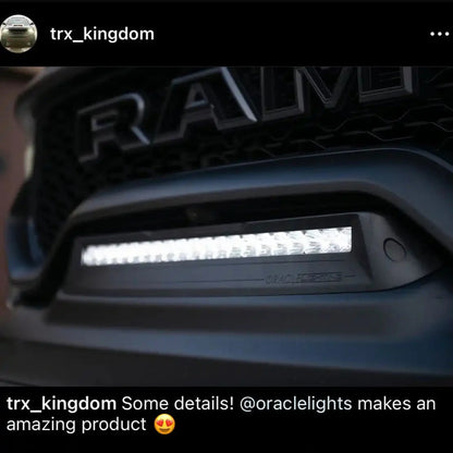 2019-2025 RAM Rebel/TRX/RHO Front Bumper Flush LED Light Bar | 100W 12,000 Lumens by ORACLE Lighting