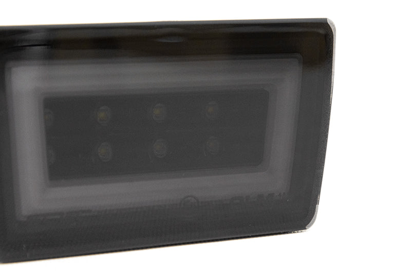 OLM F1 NB+R V2 (Smoke Lens, Gloss Black Base, White Bar) - 2015-2020 WRX / STI by OLM