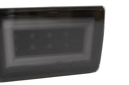 OLM F1 NB+R V2 (Smoke Lens, Gloss Black Base, White Bar) - 2015-2020 WRX / STI by OLM
