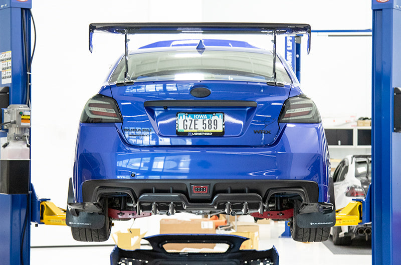 OLM A1 Style Carbon Fiber Rear Diffuser - 2015-2021 WRX / STI by OLM