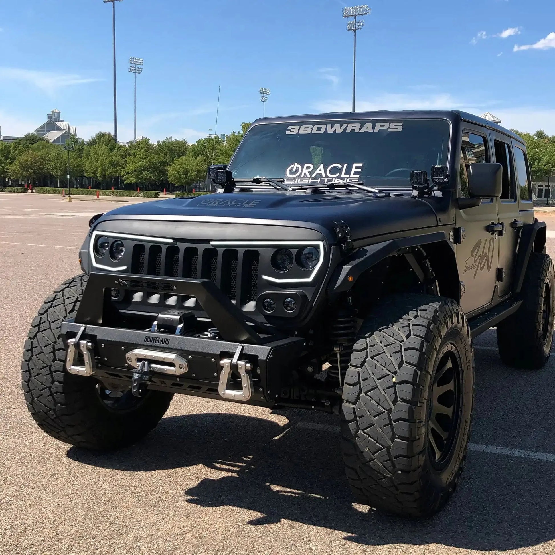 ORACLE Lighting VECTOR™ Pro Series II Full LED Grill for the Jeep Wrangler JL / Gladiator JT by ORACLE Lighting